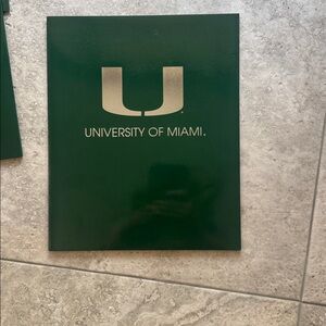 University of Miami set of 6 - 2 pocket notebooks